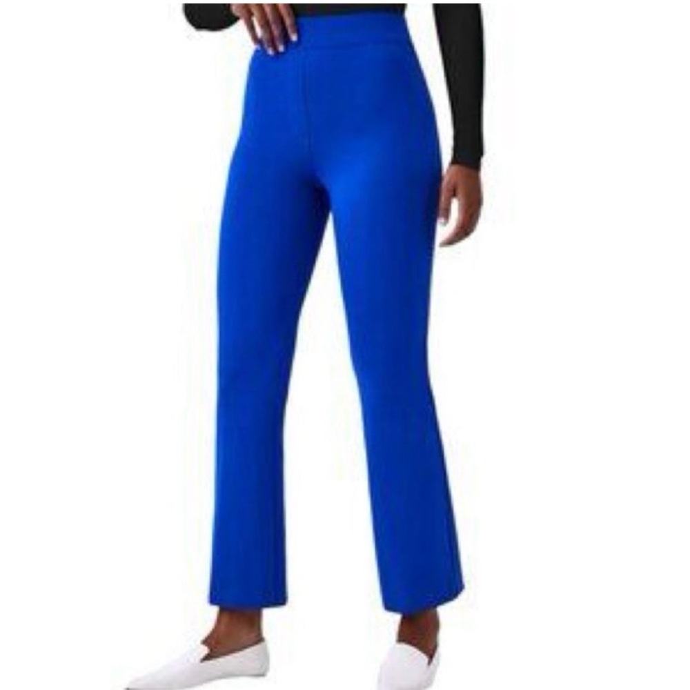 NWT SPANX Perfect Pant, Kick Flare, Large Tall, Blue
